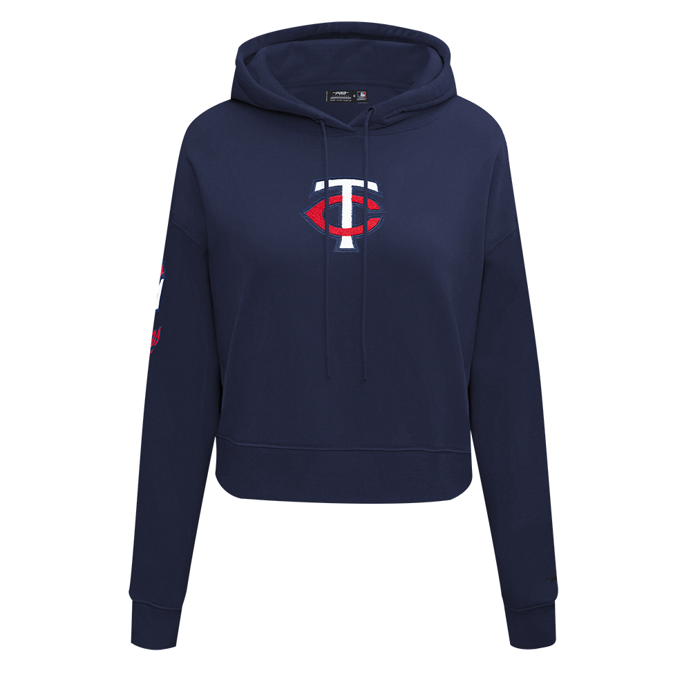 SUDADERA CON GORRO MLB MINNESOTA TWINS CLASSIC ESSENTIALS PARA MUJER