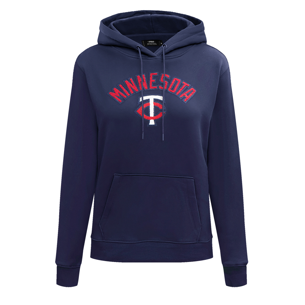 SUDADERA CON GORRO MLB MINNESOTA TWINS CLASSIC CHENILLE PARA MUJER