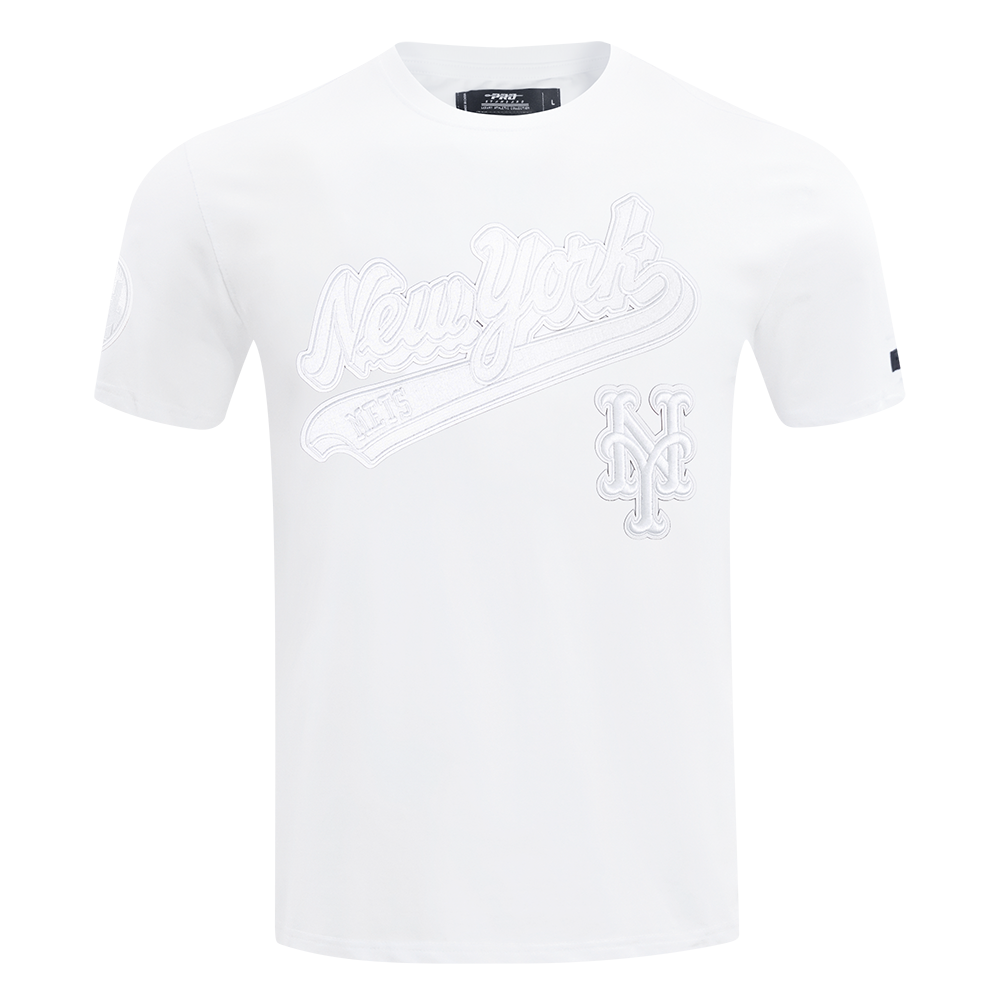 MANGA CORTA MLB NEW YORK METS WHITE OUT
