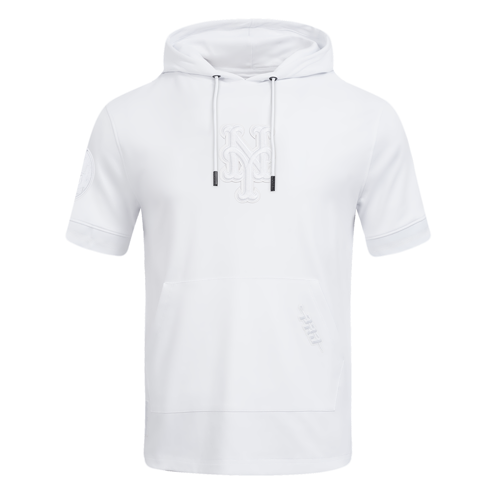 SUDADERA DE MANGA CORTA MLB NEW YORK METS WHITE OUT