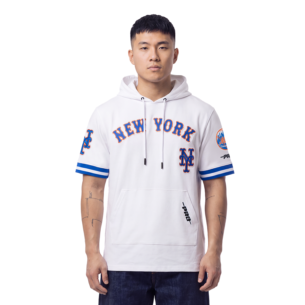SUDADERA DE MANGA CORTA MLB NEW YORK METS CLASSIC CHENILLE