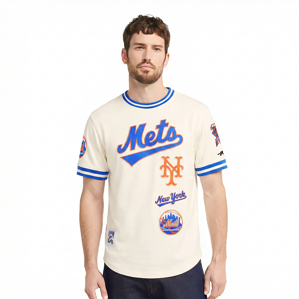 MANGA CORTA MLB NEW YORK METS RETRO CLASSICS