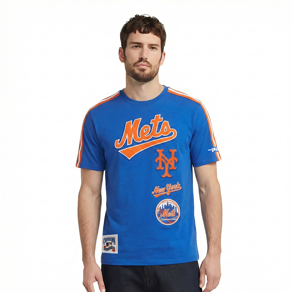 MANGA CORTA MLB NEW YORK METS RETRO CLASSICS