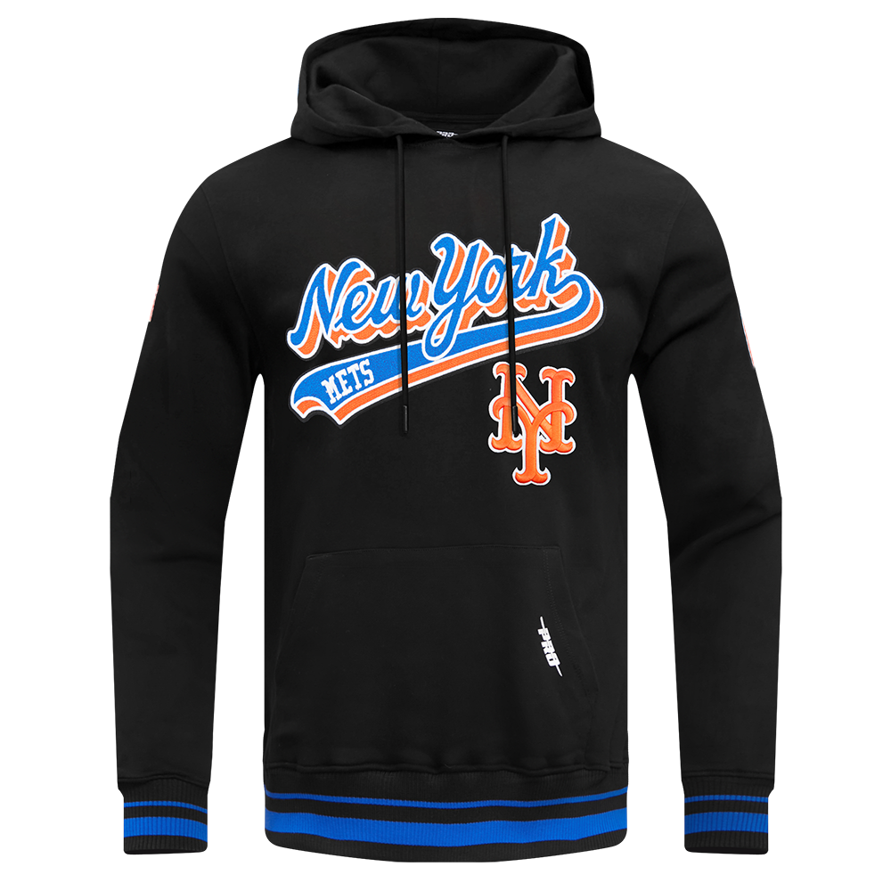 SUDADERA CON GORRO MLB NEW YORK METS SCRIPT TAIL