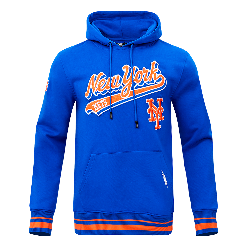 SUDADERA CON GORRO MLB NEW YORK METS SCRIPT TAIL
