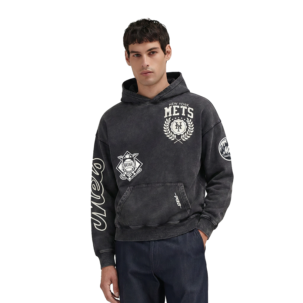 SUDADERA CON GORRO MLB NEW YORK METS STREET TEAM
