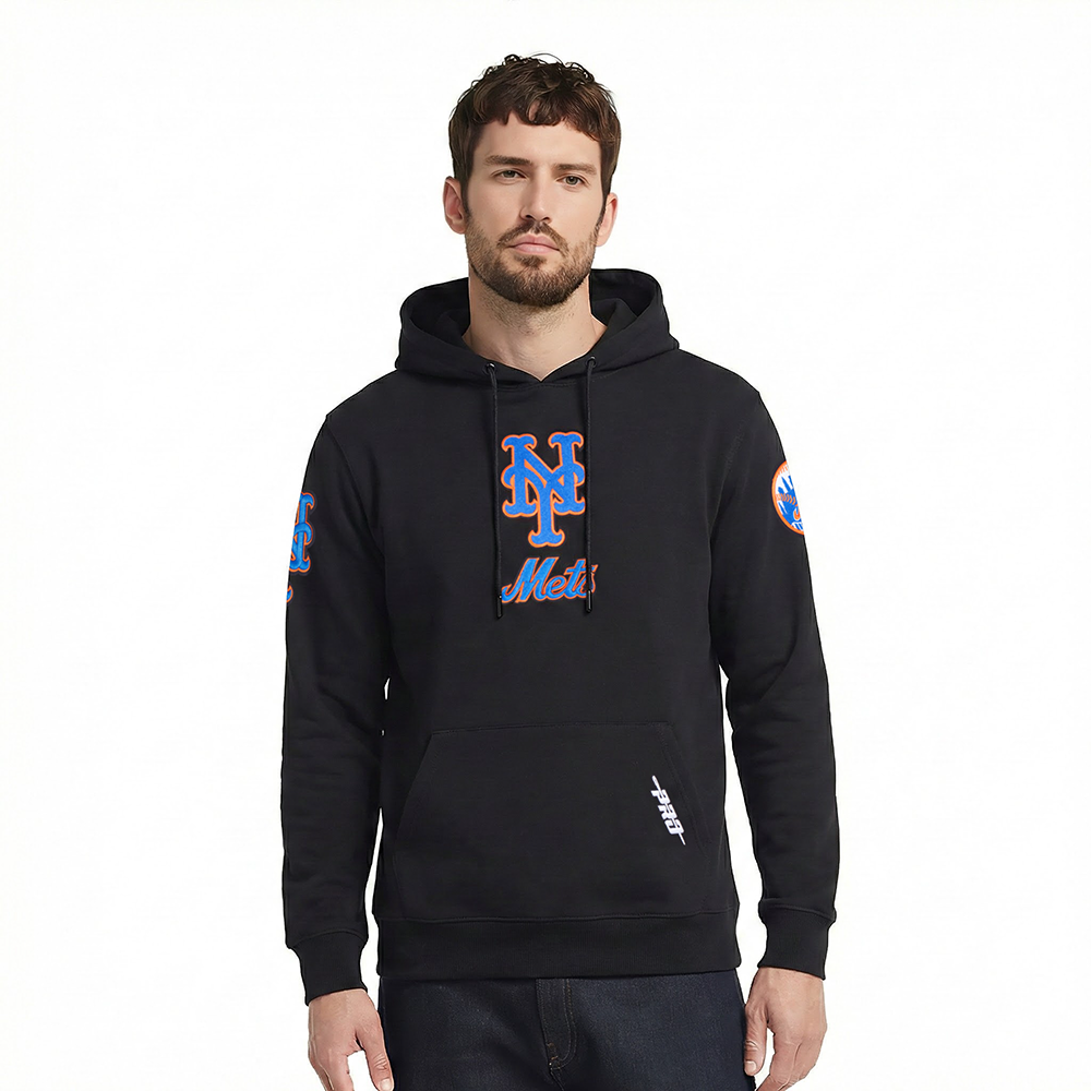 SUDADERA CON GORRO MLB NEW YORK METS CLASSIC CHENILLE