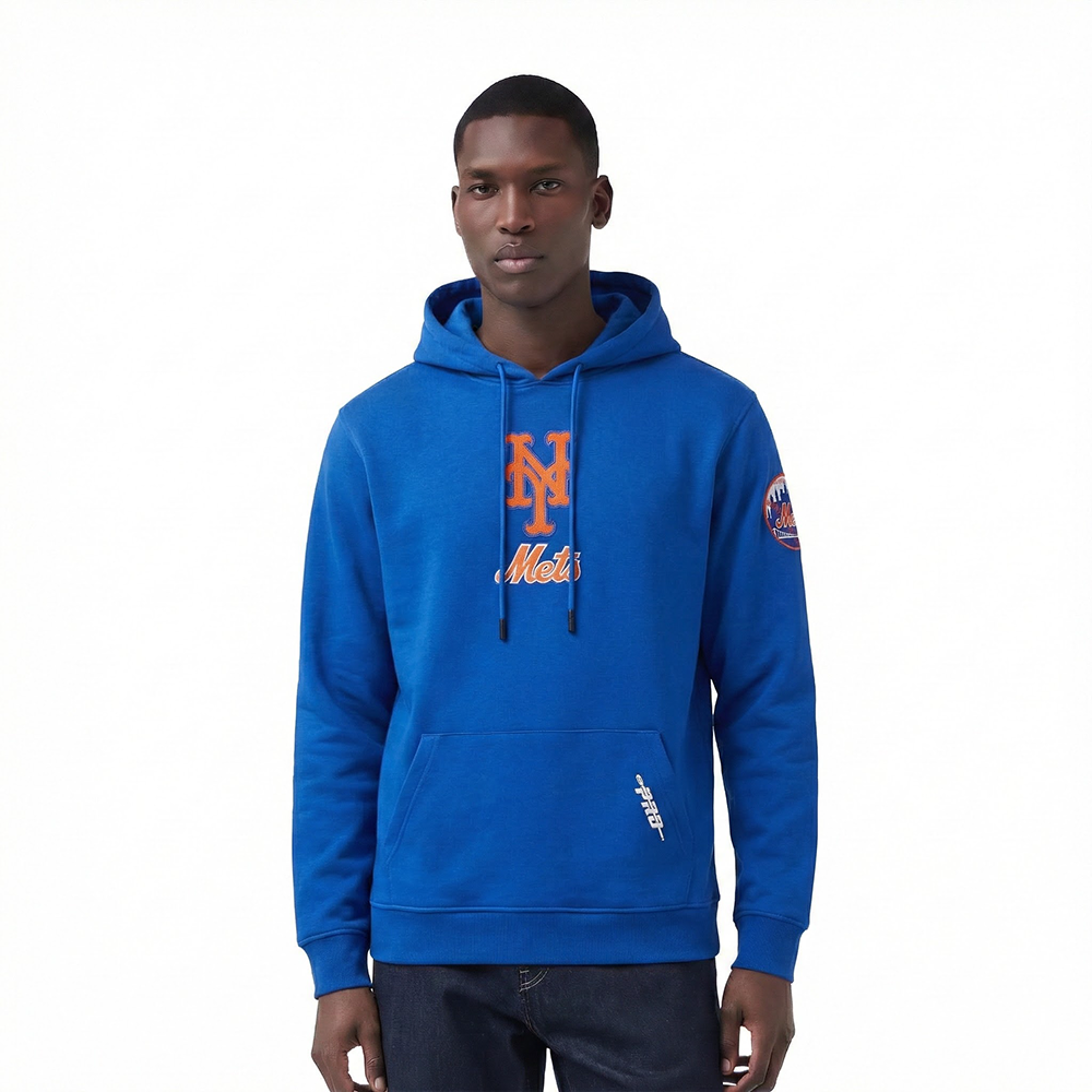 SUDADERA CON GORRO MLB NEW YORK METS CLASSIC CHENILLE