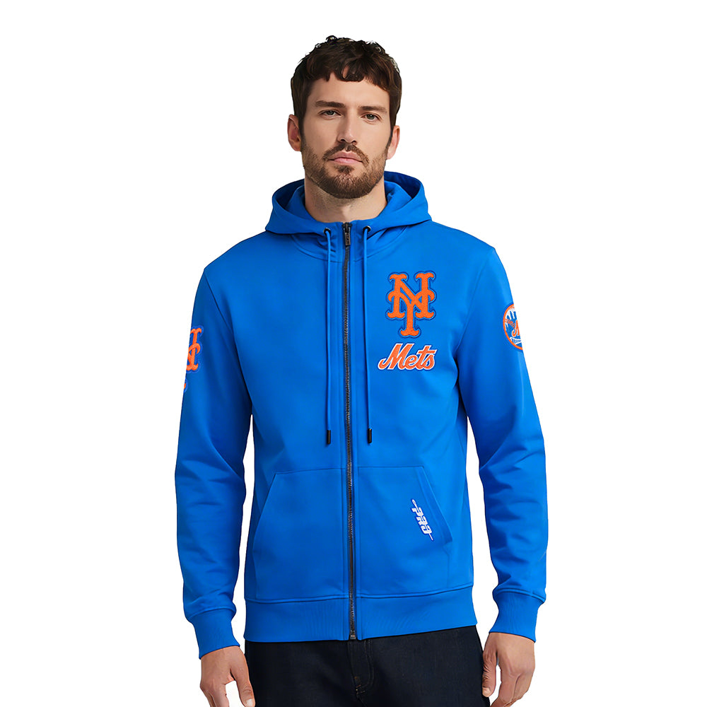 SUDADERA CON CIERRE MLB NEW YORK METS CLASSIC CHENILLE