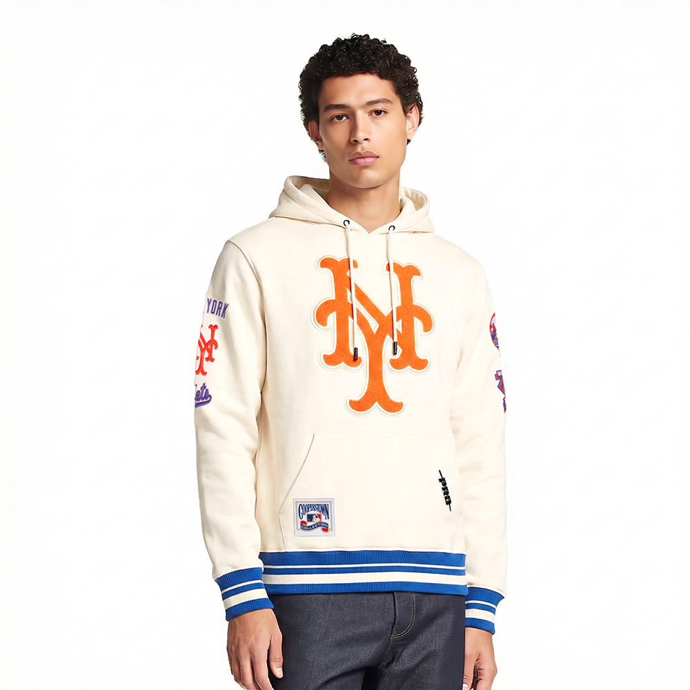 SUDADERA CON GORRO MLB NEW YORK METS RETRO CLASSICS