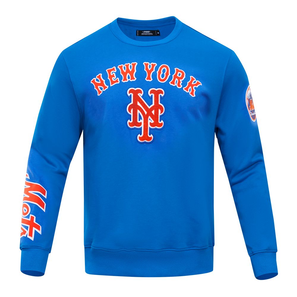 SUDADERA DE CUELLO REDONDO MLB NEW YORK METS CLASSIC BRISTLE
