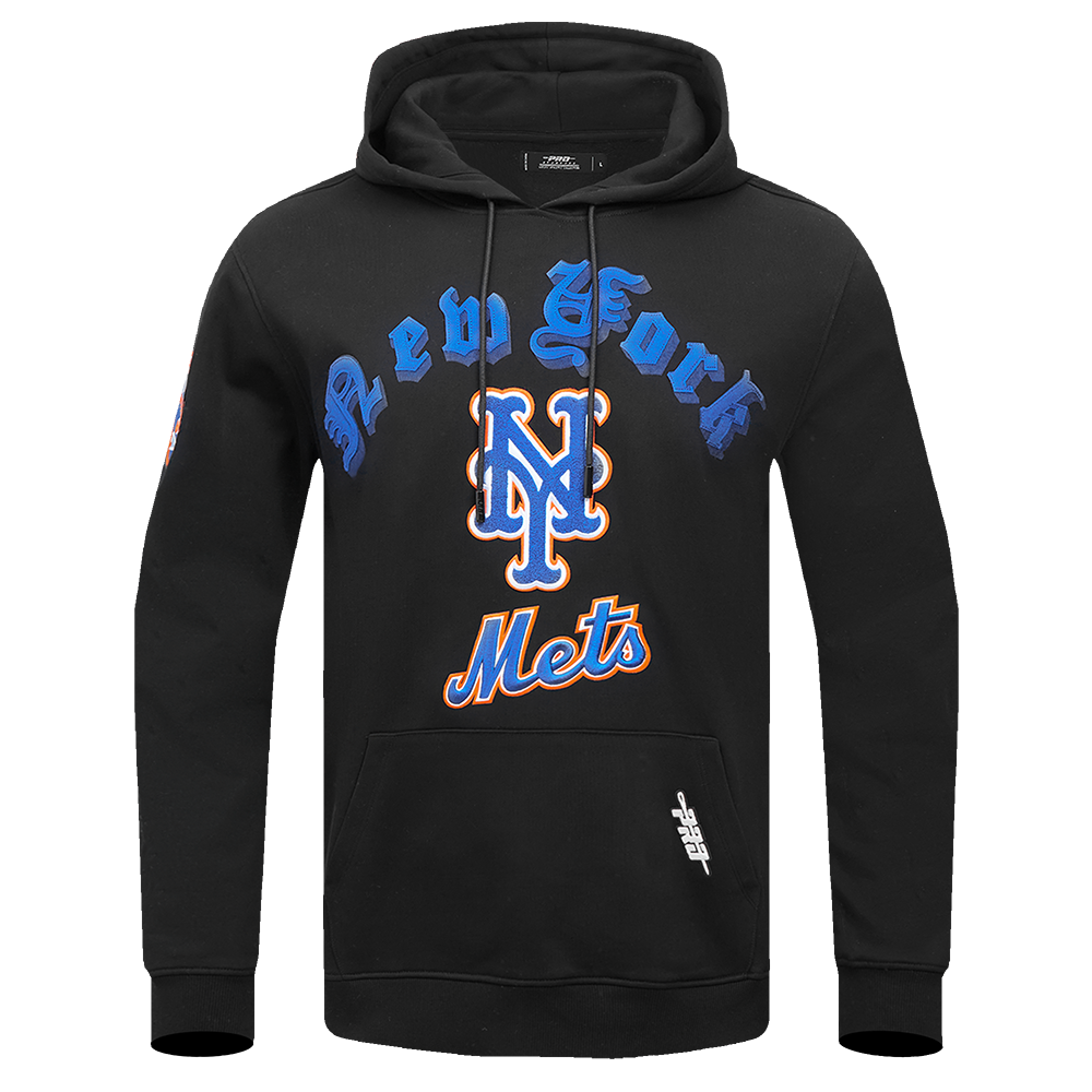 SUDADERA CON GORRO MLB NEW YORK METS OLD ENGLISH