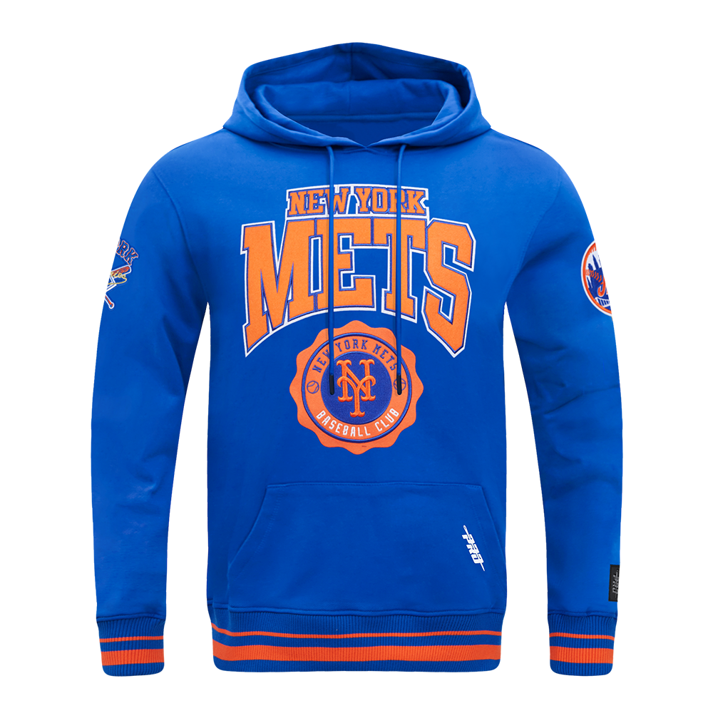 SUDADERA CON GORRO MLB NEW YORK METS CREST EMBLEM