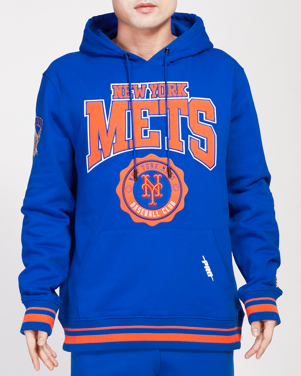 SUDADERA CON GORRO MLB NEW YORK METS CREST EMBLEM