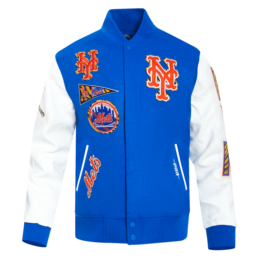 CHAMARRA UNIVERSITARIA MLB NEW YORK METS ANIMAL PRINT