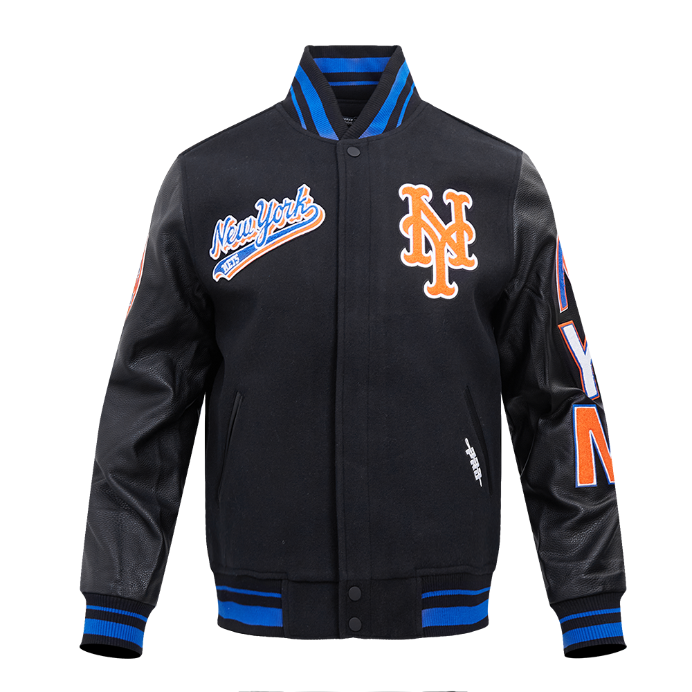 CHAMARRA UNIVERSITARIA MLB NEW YORK METS SCRIPT TAIL