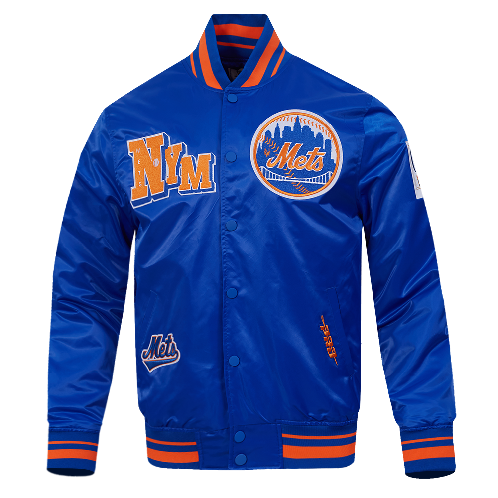 CHAMARRA DE SATIN MLB NEW YORK METS BEST OF