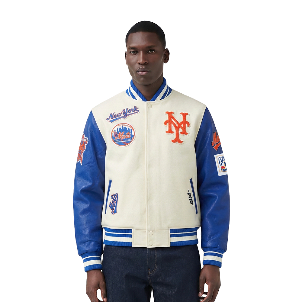 CHAMARRA UNIVERSITARIA MLB NEW YORK METS RETRO CLASSICS