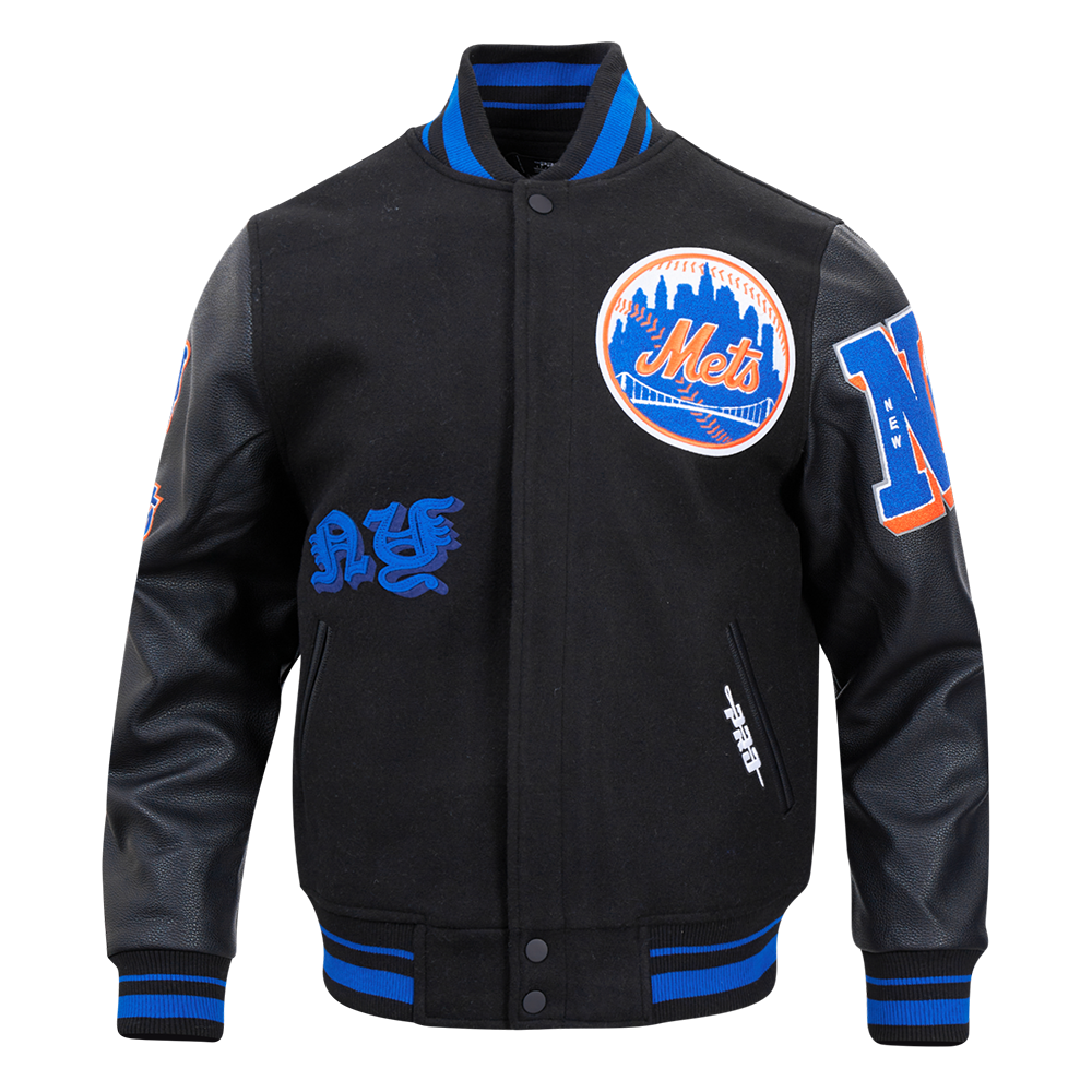 CHAMARRA UNIVERSITARIA MLB NEW YORK METS OLD ENGLISH