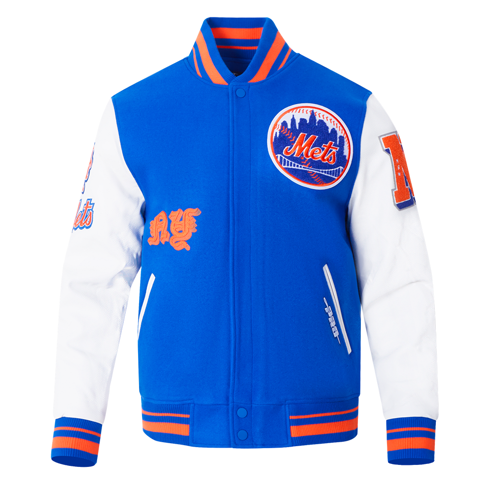 CHAMARRA UNIVERSITARIA MLB NEW YORK METS OLD ENGLISH