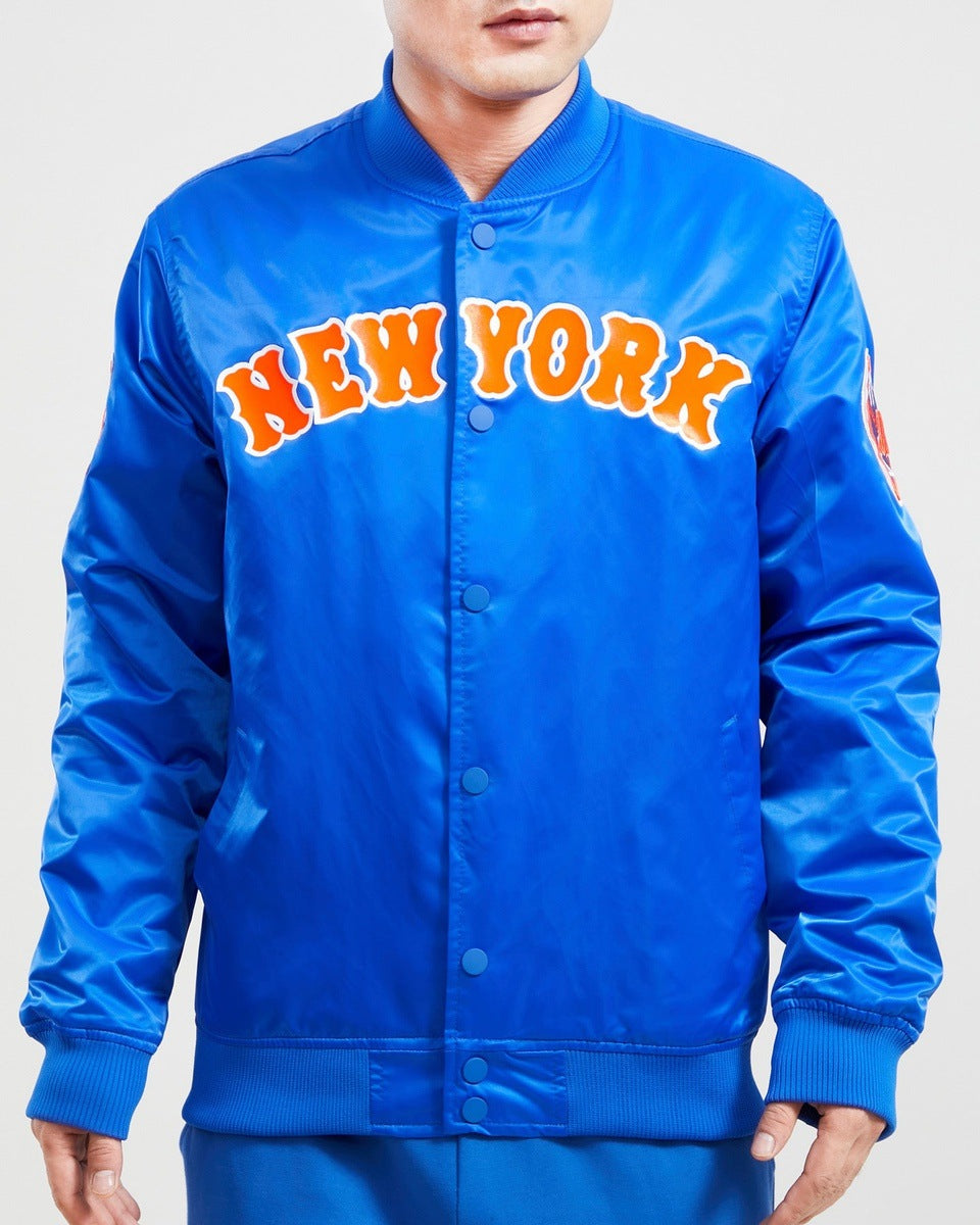 CHAMARRA DE SATÍN MLB NEW YORK METS CLASSIC SATIN