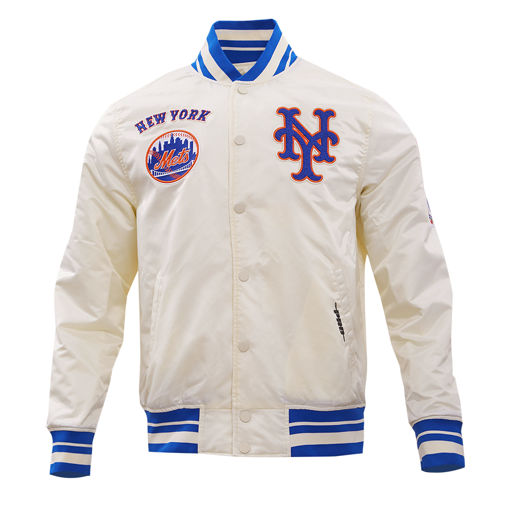 CHAMARRA DE SATÍN MLB NEW YORK METS RETRO CLASSICS
