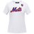 MANGA CORTA MLB NEW YORK METS CLASSIC ESSENTIALS PARA MUJER