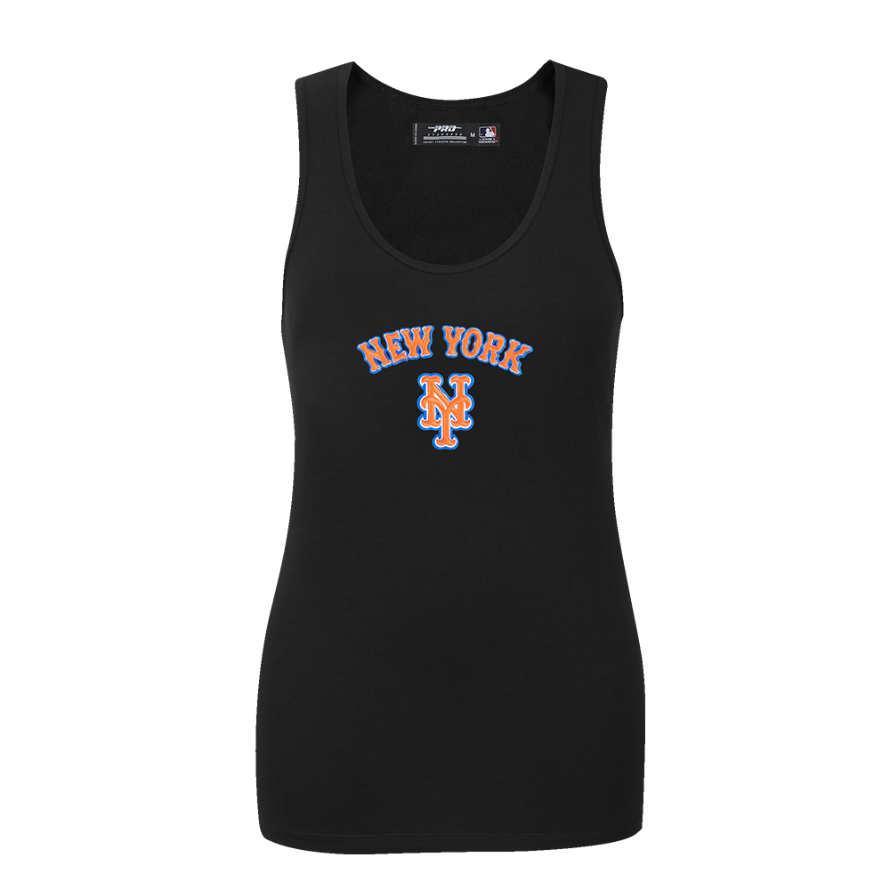 SIN MANGAS DE CORTE RELAJADO MLB NEW YORK METS CLASSIC CHENILLE PARA MUJER
