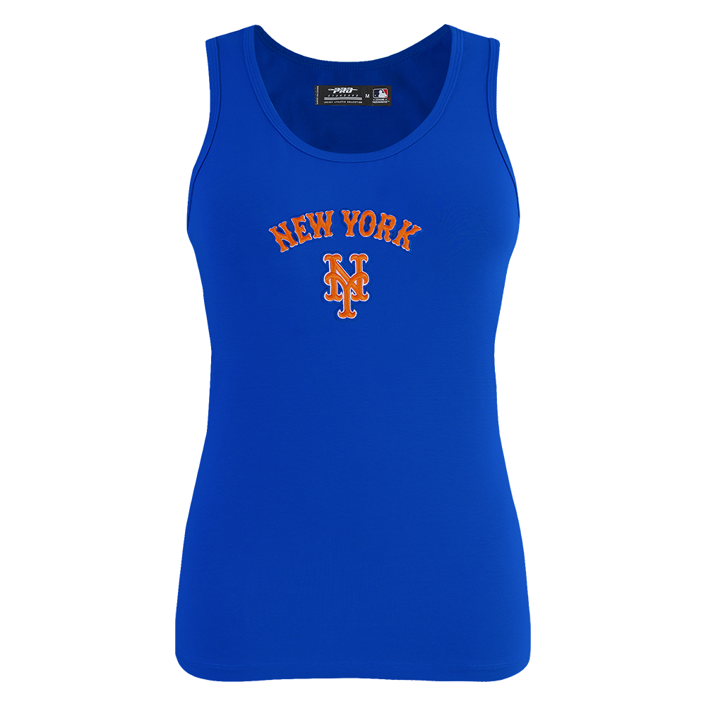 SIN MANGAS DE CORTE RELAJADO MLB NEW YORK METS CLASSIC CHENILLE PARA MUJER