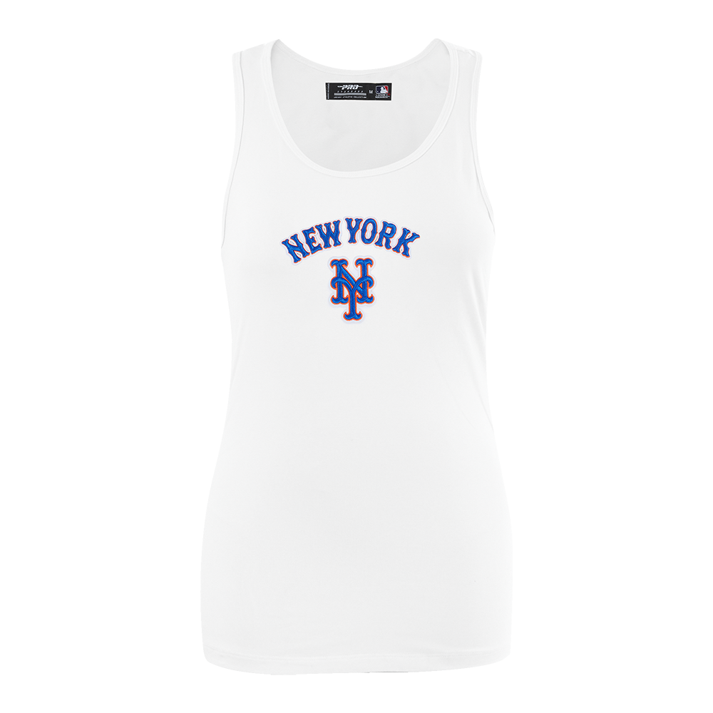 SIN MANGAS DE CORTE RELAJADO MLB NEW YORK METS CLASSIC CHENILLE PARA MUJER