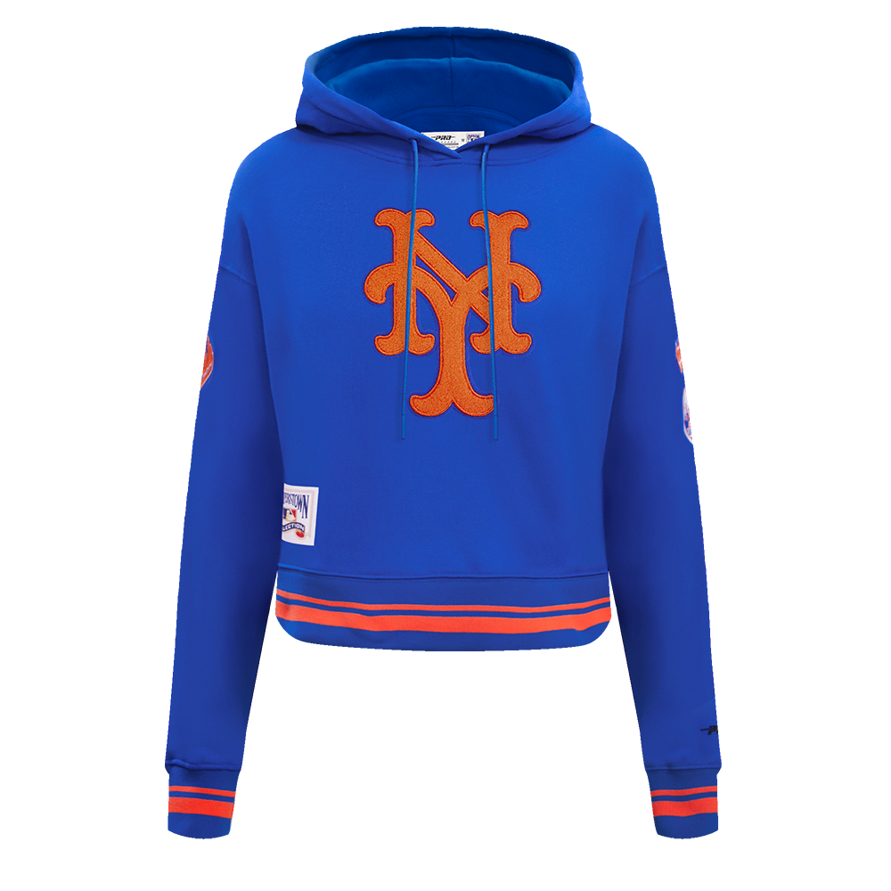 SUDADERA CON GORRO MLB NEW YORK METS RETRO CLASSICS PARA MUJER
