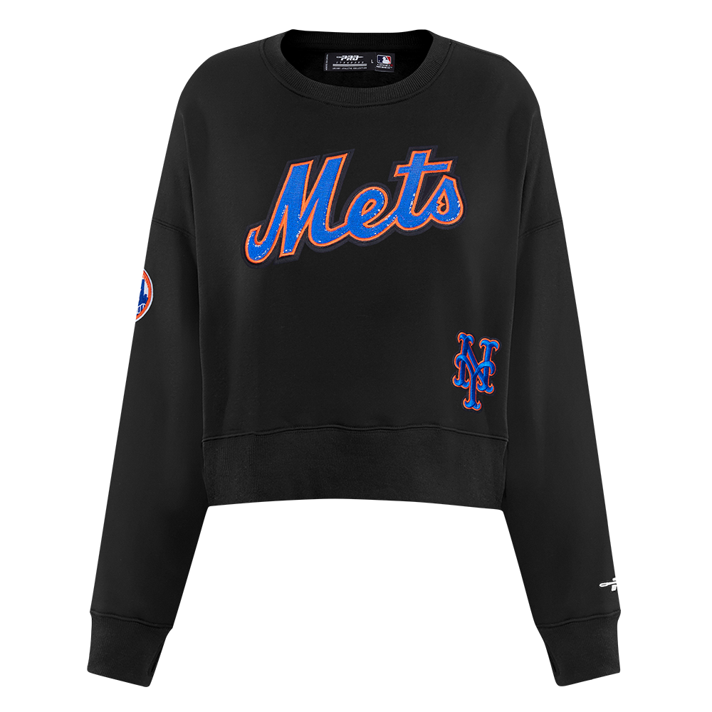 SUDADERA DE CUELLO REDONDO MLB NEW YORK METS GAME DAY CLASSICS PARA MUJER