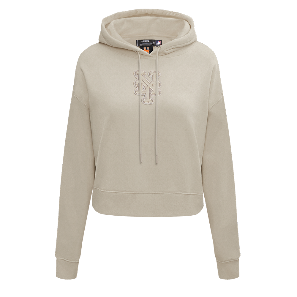 SUDADERA CON GORRO MLB NEW YORK METS NEUTRAL PARA MUJER