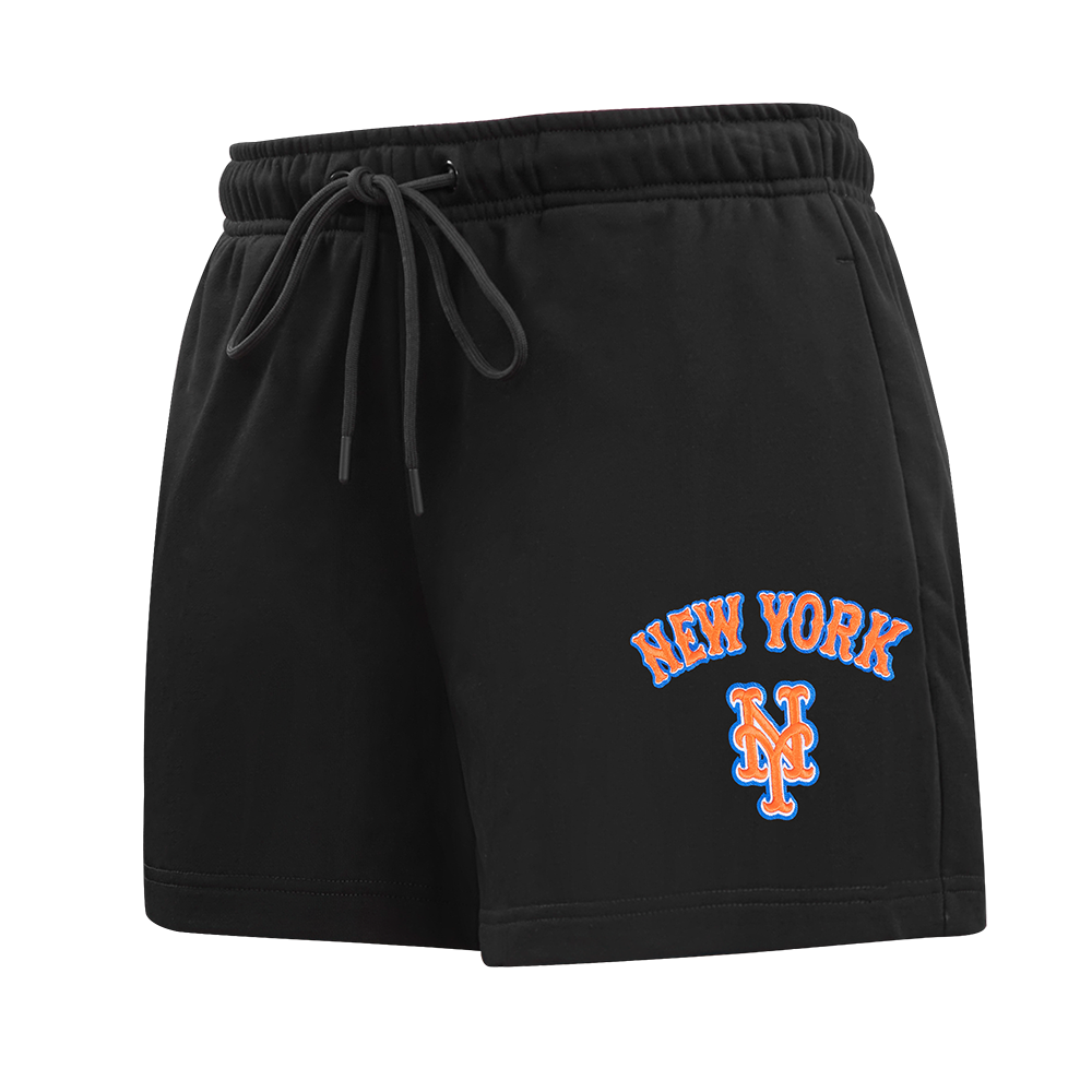 SHORTS DE ALGODÓN MLB NEW YORK METS CLASSIC CHENILLE PARA MUJER