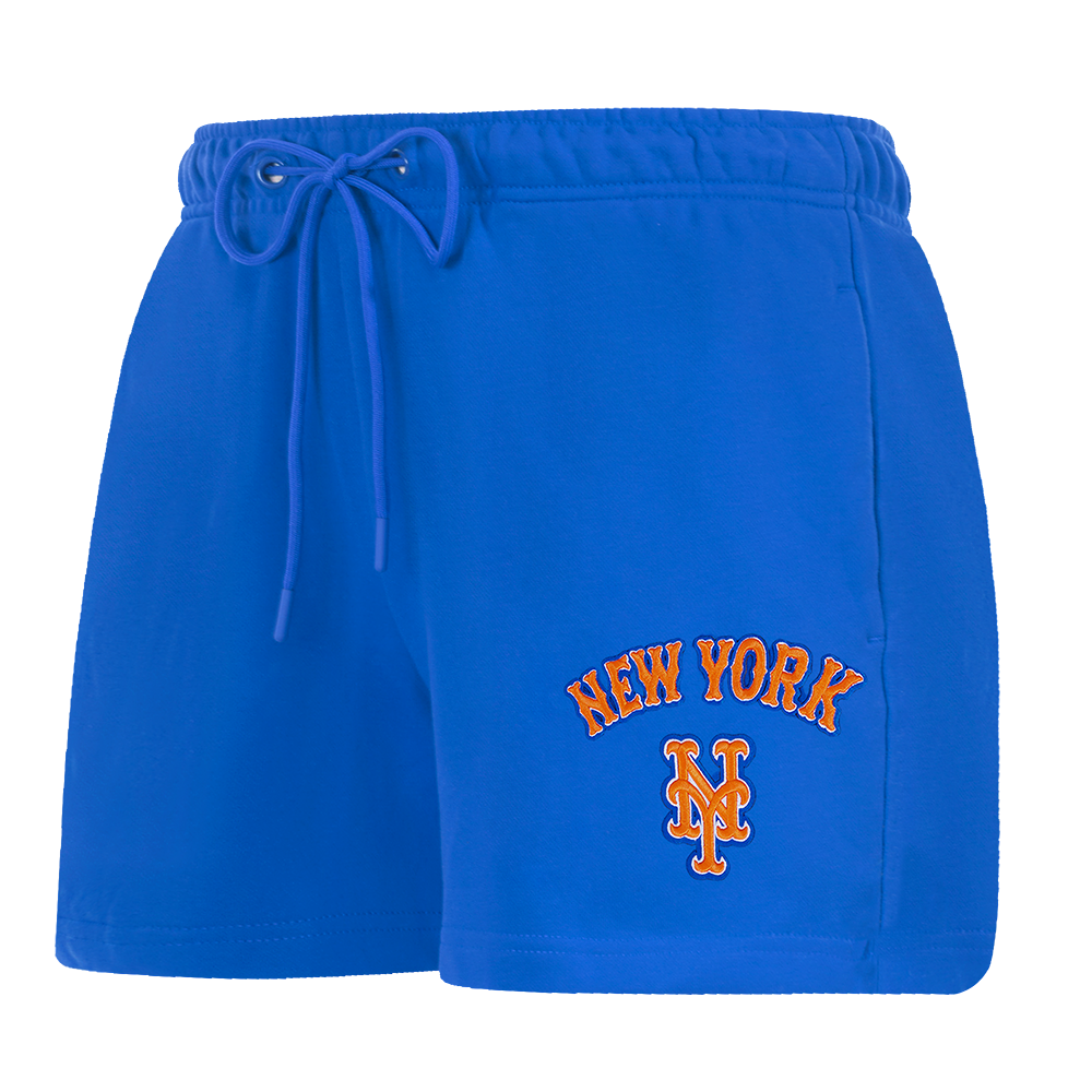 SHORTS DE ALGODÓN MLB NEW YORK METS CLASSIC CHENILLE PARA MUJER