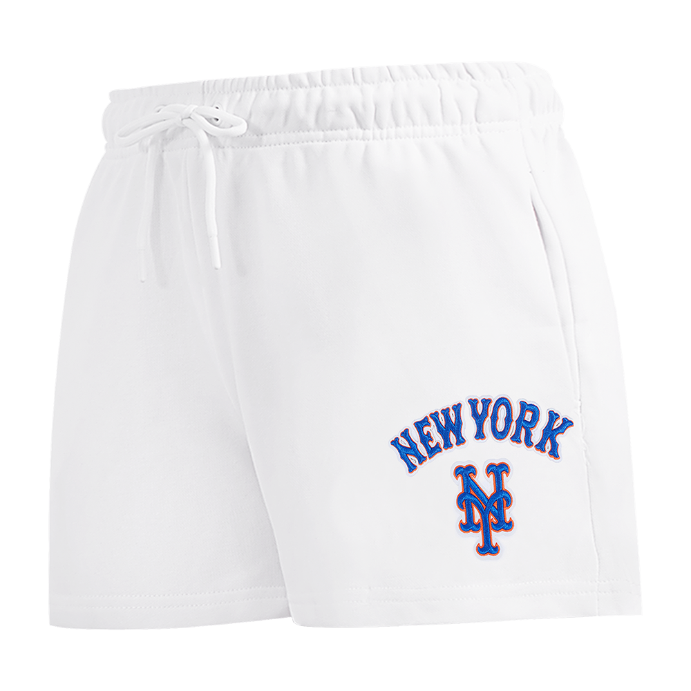 SHORTS DE ALGODÓN MLB NEW YORK METS CLASSIC CHENILLE PARA MUJER