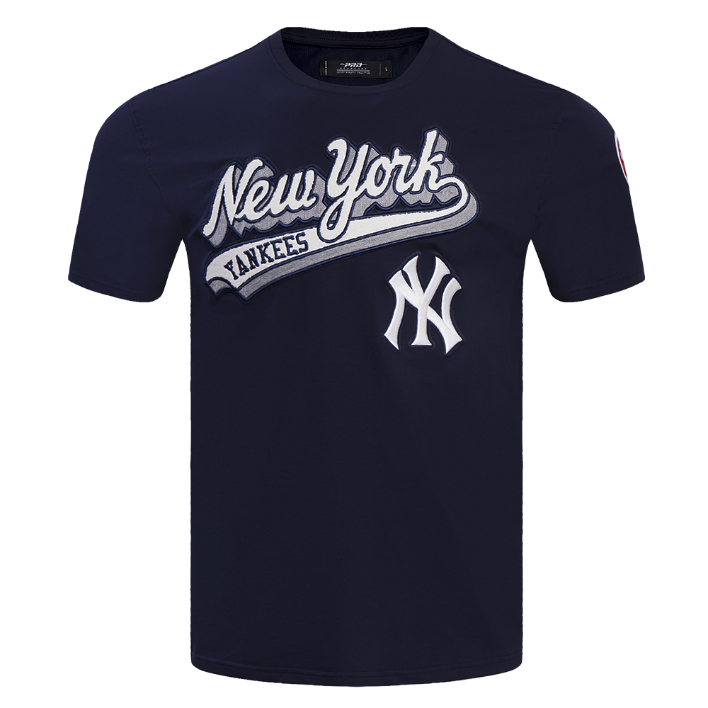 MANGA CORTA MLB NEW YORK YANKEES SCRIPT TAIL