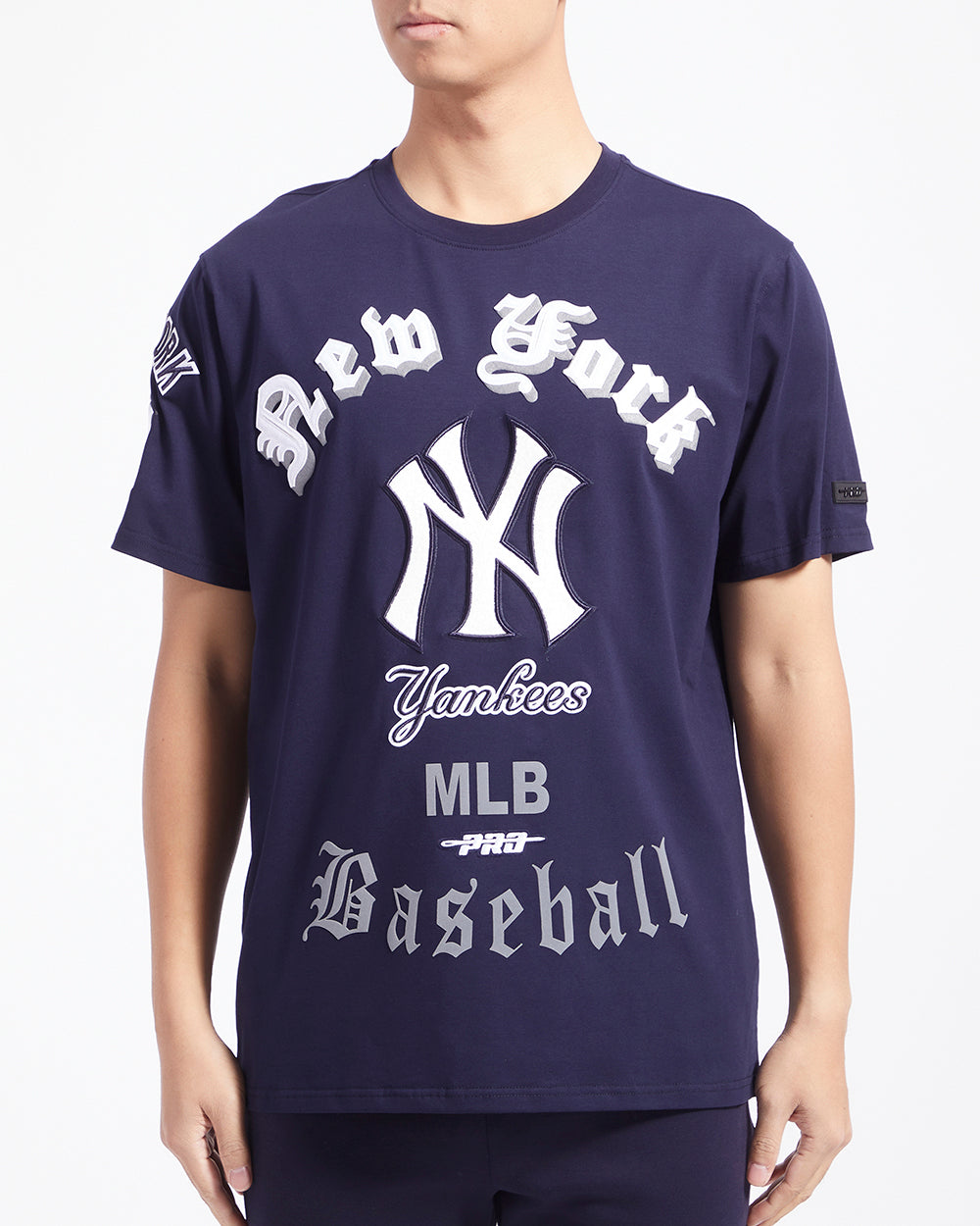 MANGA CORTA MLB NEW YORK YANKEES OLD ENGLISH