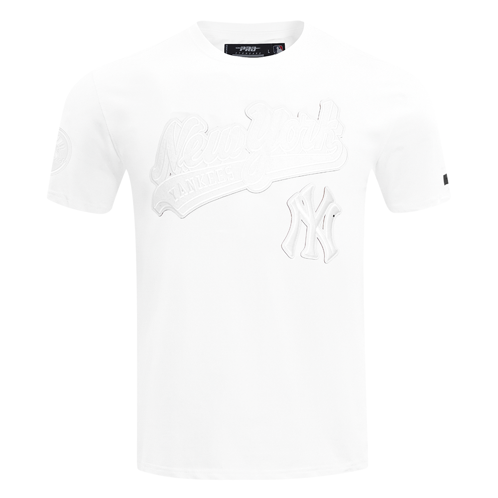 MANGA CORTA MLB NEW YORK YANKEES WHITE OUT