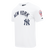 MANGA CORTA MLB NEW YORK YANKEES CLASSIC CHENILLE