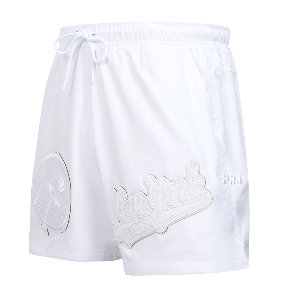 SHORTS DE ALGODÓN MLB NEW YORK YANKEES WHITE OUT