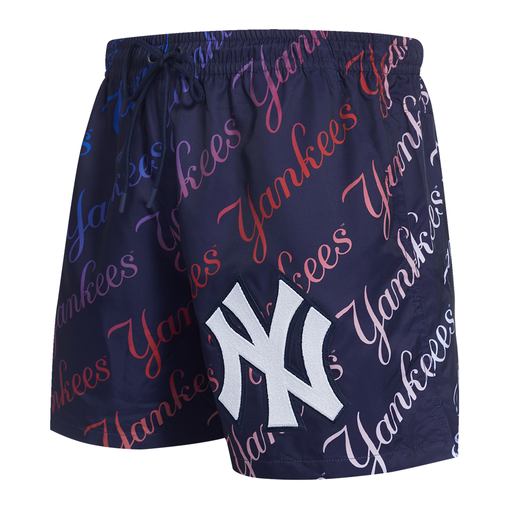 SHORTS DE ALGODÓN MLB NEW YORK YANKEES OMBRE WORDMARK AOP