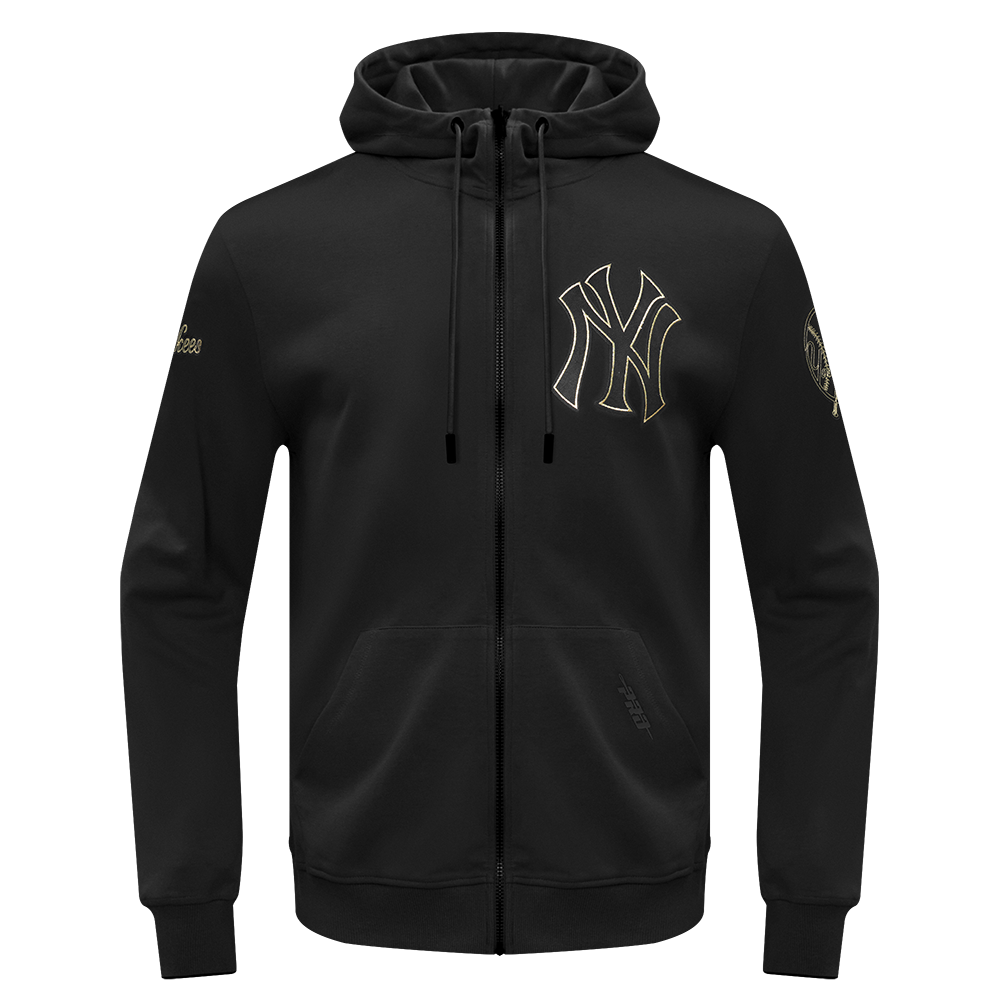 SUDADERA CON CIERRE MLB NEW YORK YANKEES BLACK&GOLD