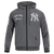 SUDADERA CON CIERRE MLB NEW YORK YANKEES  CLASSIC WIND