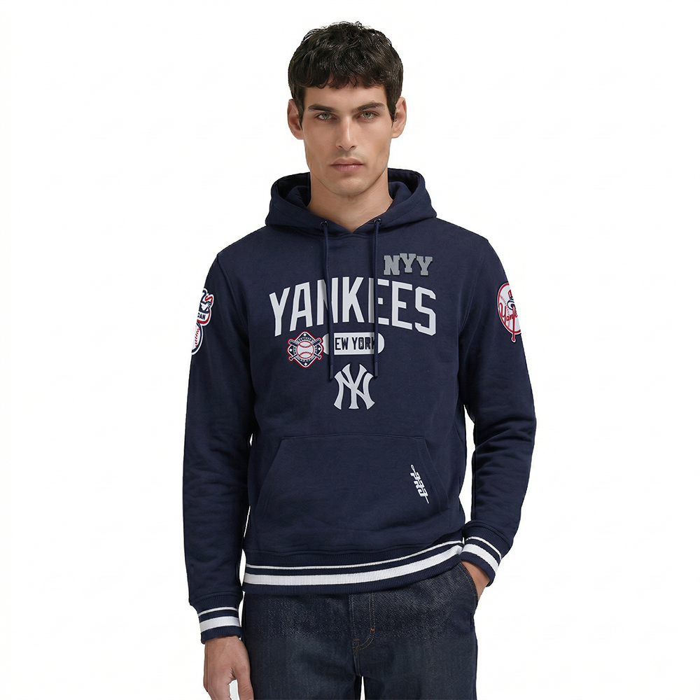 SUDADERA CON GORRO MLB NEW YORK YANKEES LETTERMAN