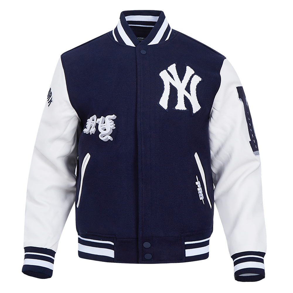 CHAMARRA UNIVERSITARIA MLB NEW YORK YANKEES OLD ENGLISH