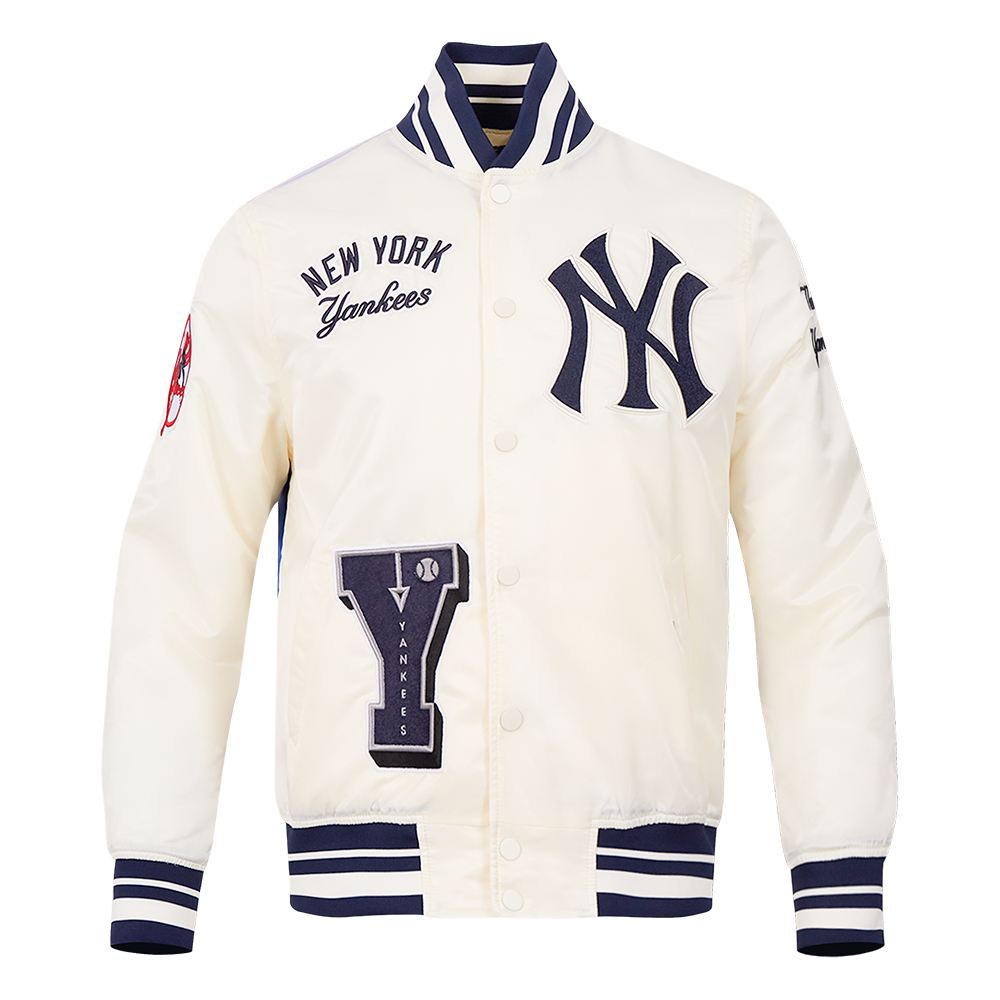CHAMARRA DE SATÍN MLB NEW YORK YANKEES SUBLIMATED SATIN JACKET