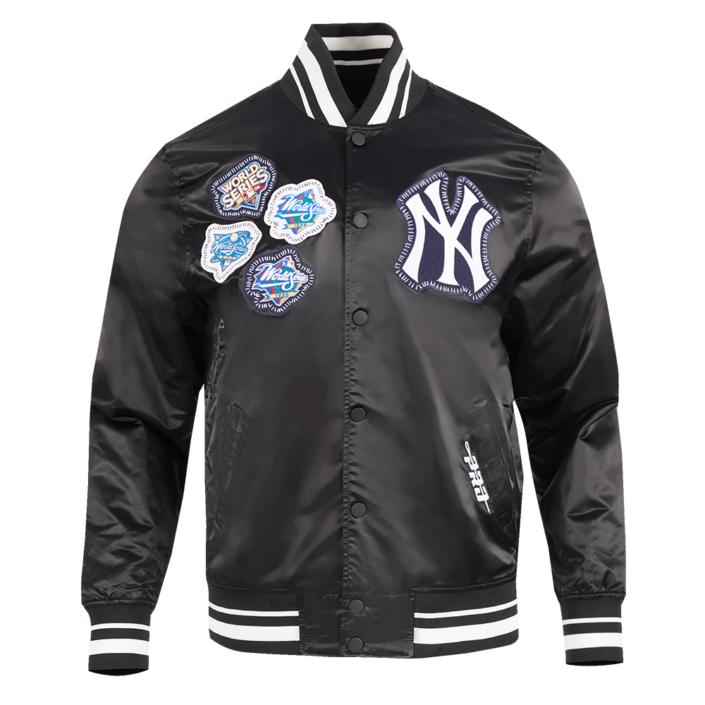CHAMARRA DE SATÍN MLB NEW YORK YANKEES DIY PICK STITCH