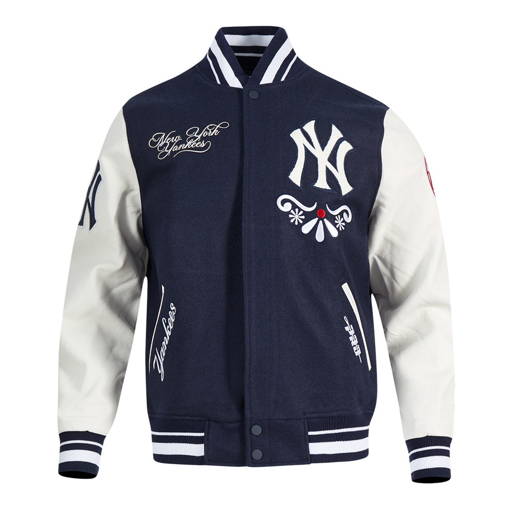 CHAMARRA UNIVERSITARIA MLB NEW YORK YANKEES SUGAR SKULL