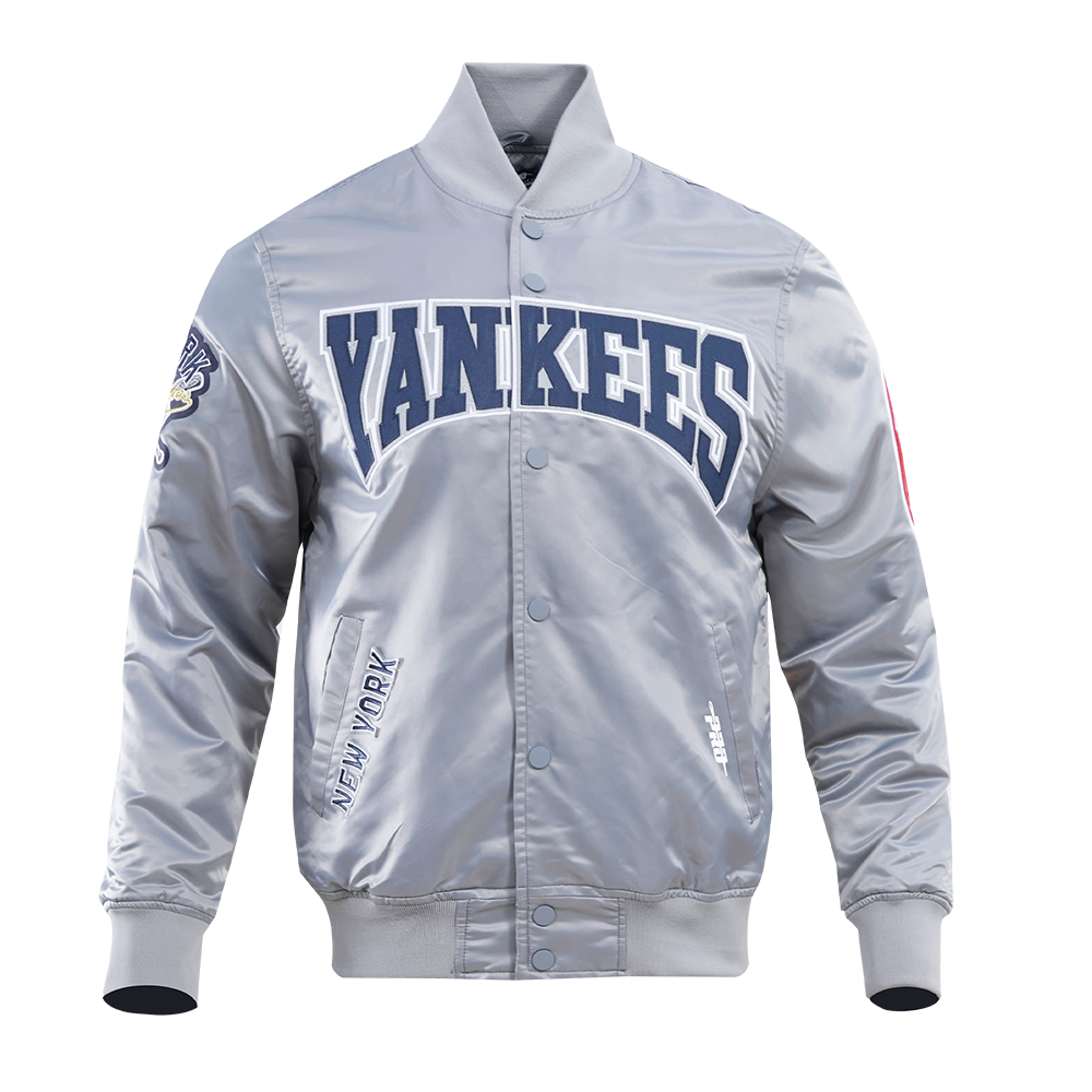 CHAMARRA DE SATÍN MLB NEW YORK YANKEES CREST EMBLEM